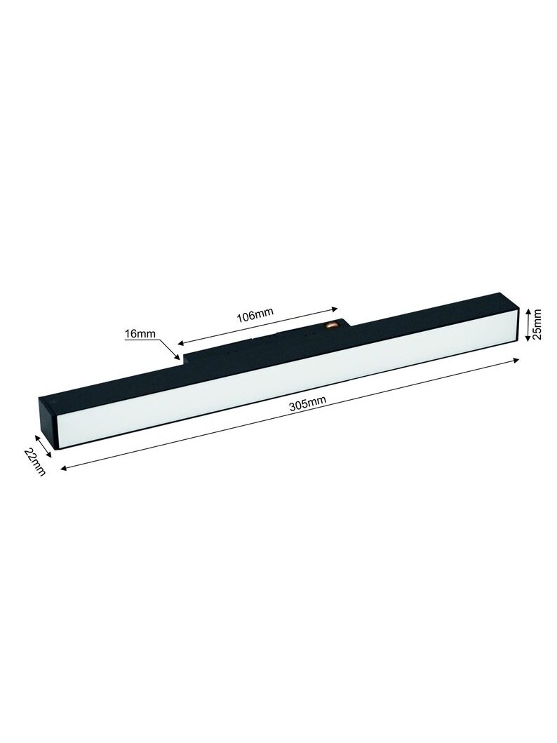 Šviestuvas Modoled Magnetic, 12 W, LED, 3000 - 6000 °K 1 Šviestuvas Modoled Magnetic, 12 W, LED, 3000 - 6000 °K 1