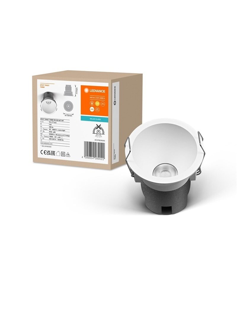 Šviestuvas įleidžiamas Ledvance Twist TWIST, 5W, 3000°K, LED 2