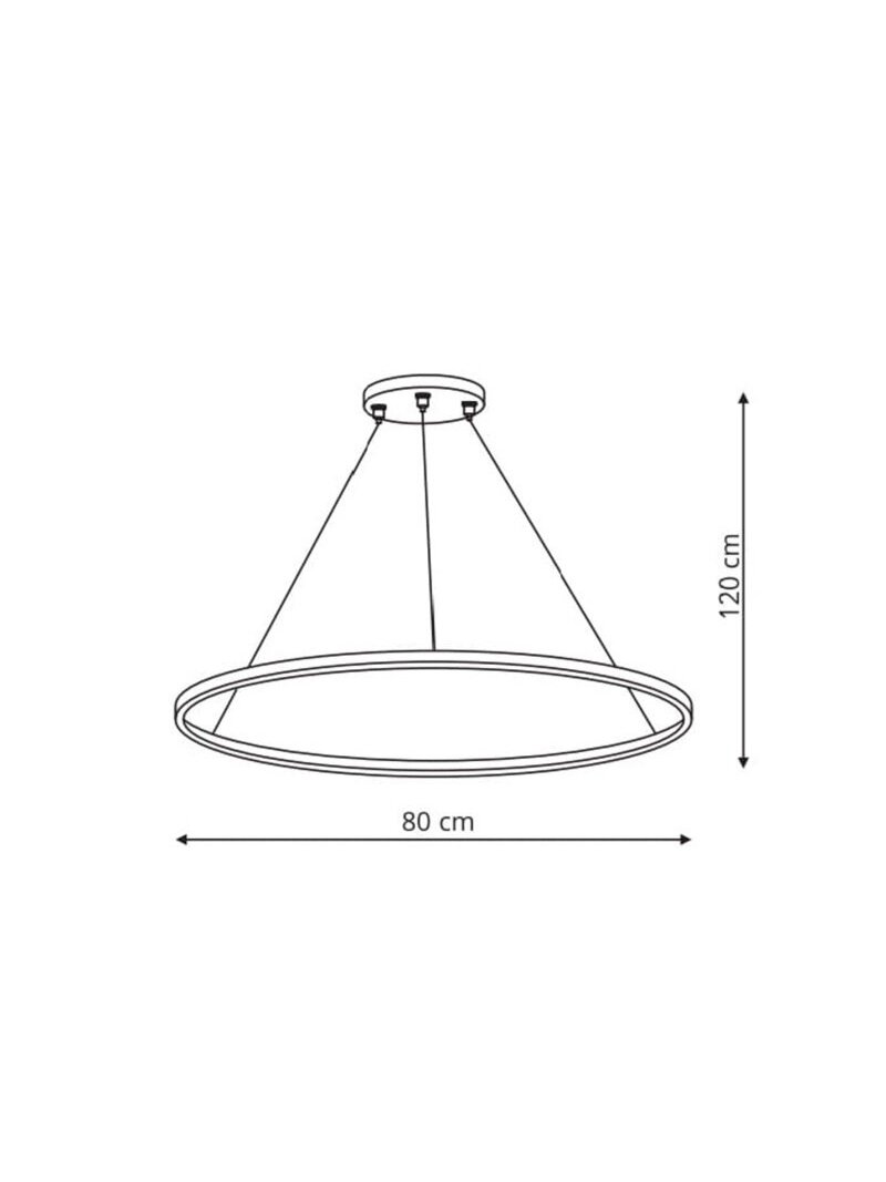 Šviestuvas lubų Light Prestige Ring, 48 W, LED, 3 - 6K 2 Šviestuvas lubų Light Prestige Ring, 48 W, LED, 3 - 6K 2