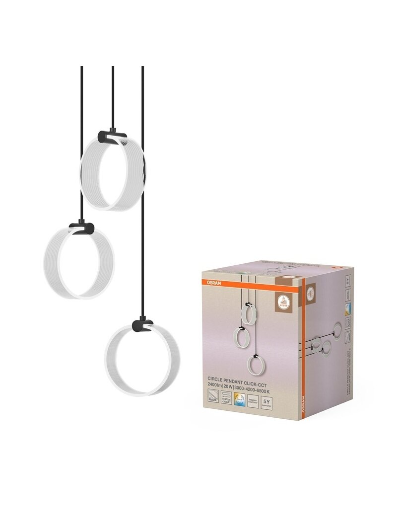 Šviestuvas lubų Osram, LED, 20W, 3000-6500K,1300lm. 1 Šviestuvas lubų Osram, LED, 20W, 3000-6500K,1300lm. 1