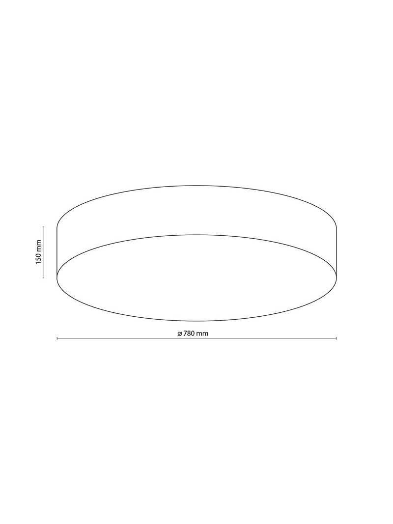 Šviestuvas lubų TK Lighting Rondo 2443, 90 W, E27S 2 Šviestuvas lubų TK Lighting Rondo 2443, 90 W, E27S 2