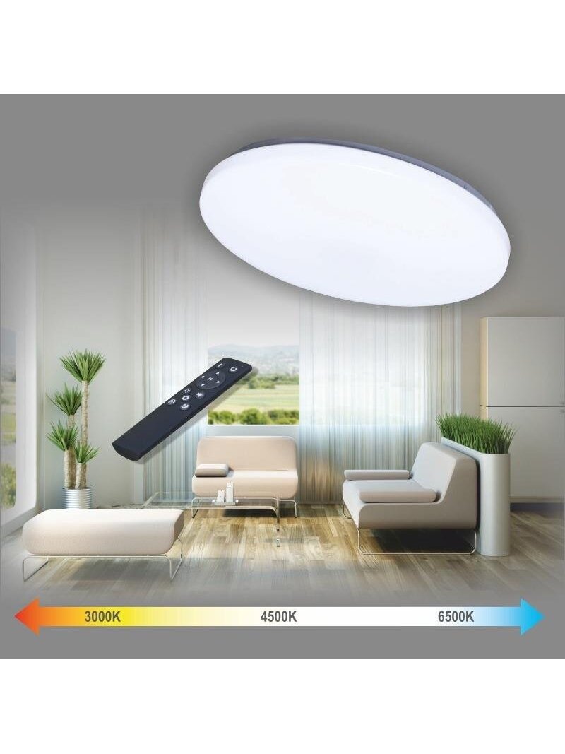 Šviestuvas plafonas Tope Sopot, 2x24W, LED, Ø380mm 2 Šviestuvas plafonas Tope Sopot, 2x24W, LED, Ø380mm 2