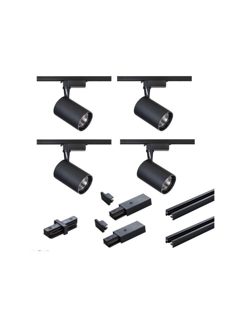 Šviestuvų bėginė sistema DPM X-LINE, 4x15 W, LED 1
