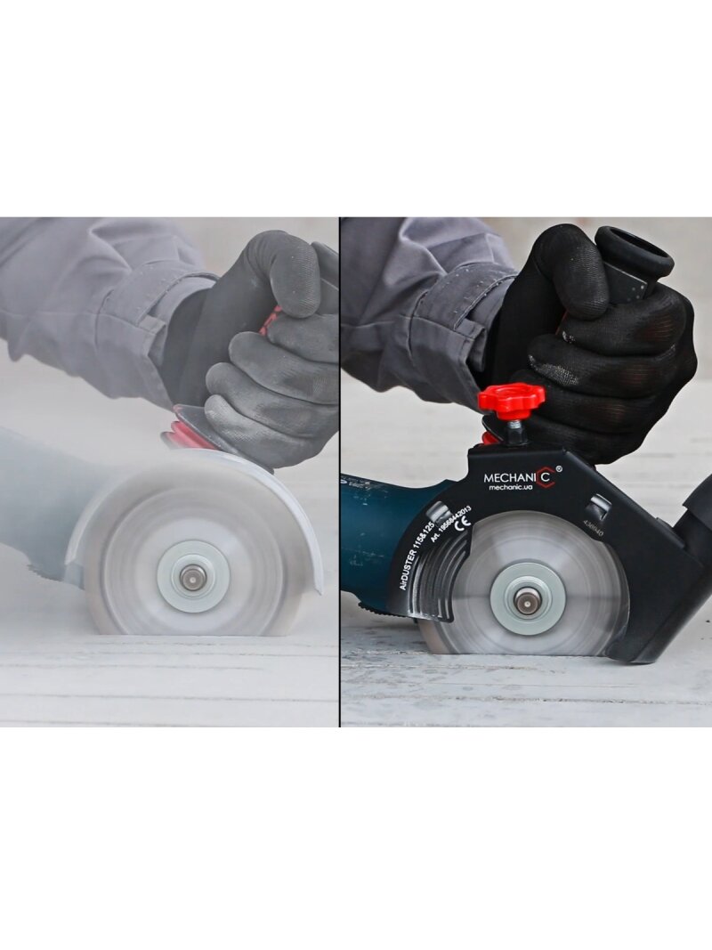 SVP T-noVa Pjovimo dulkių nusiurbimo priedas 125mm kampiniui 1 SVP T-noVa Pjovimo dulkių nusiurbimo priedas 125mm kampiniui 1