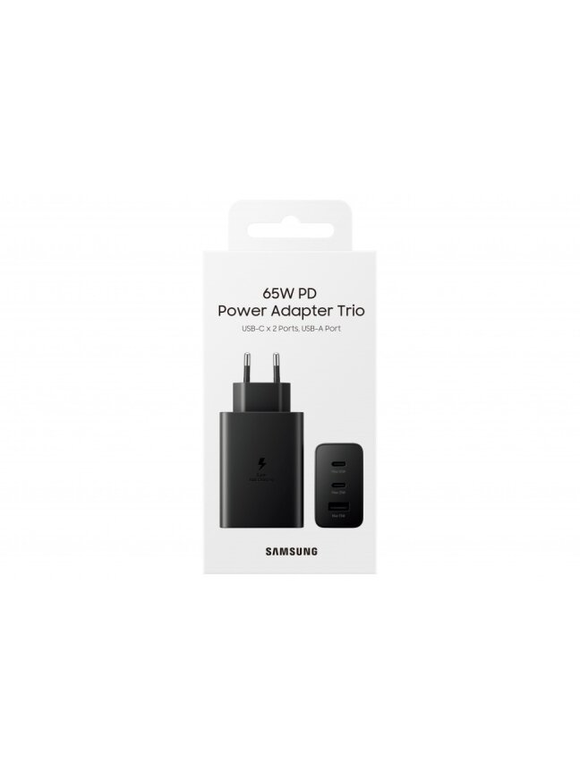 T6530NBE Power Adapter 65W Trio, Black 3