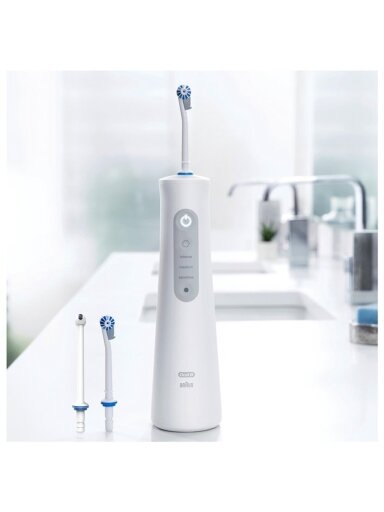 Tarpdančių irigatorius Oral-B AquaCare 6 PRO EXPERT, baltas