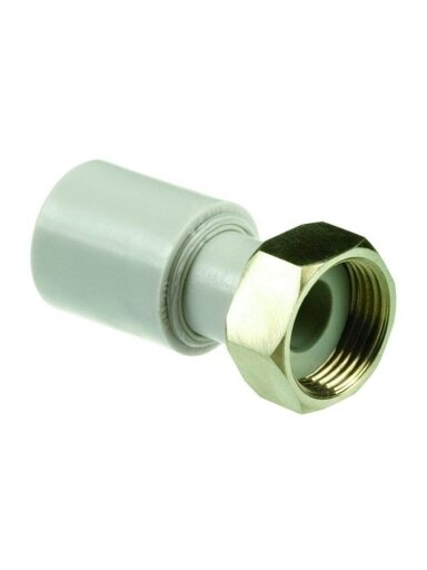 Tarpmovė 31.2025 PPR, 20 mmx3/4" metal. vidin. sriegis Tarpmovė 31.2025 PPR, 20 mmx3/4" metal. vidin. sriegis