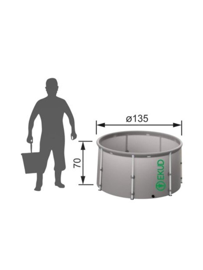 Talpos lietaus vandeniui EKUD 1000 l