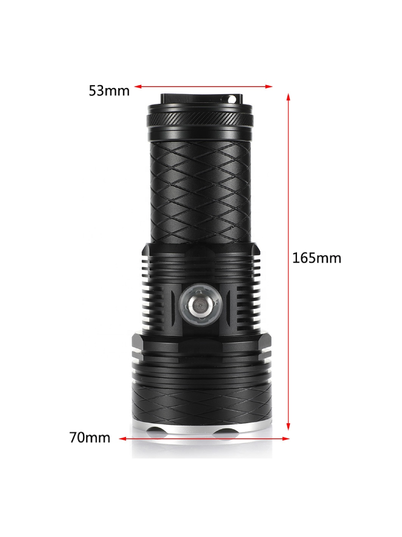 Taktinis 4-ių LED Rankinis Žibintas Dive Light XHP70, Atsparus Vandeniui iki 200m 3 Taktinis 4-ių LED Rankinis Žibintas Dive Light XHP70, Atsparus Vandeniui iki 200m 3