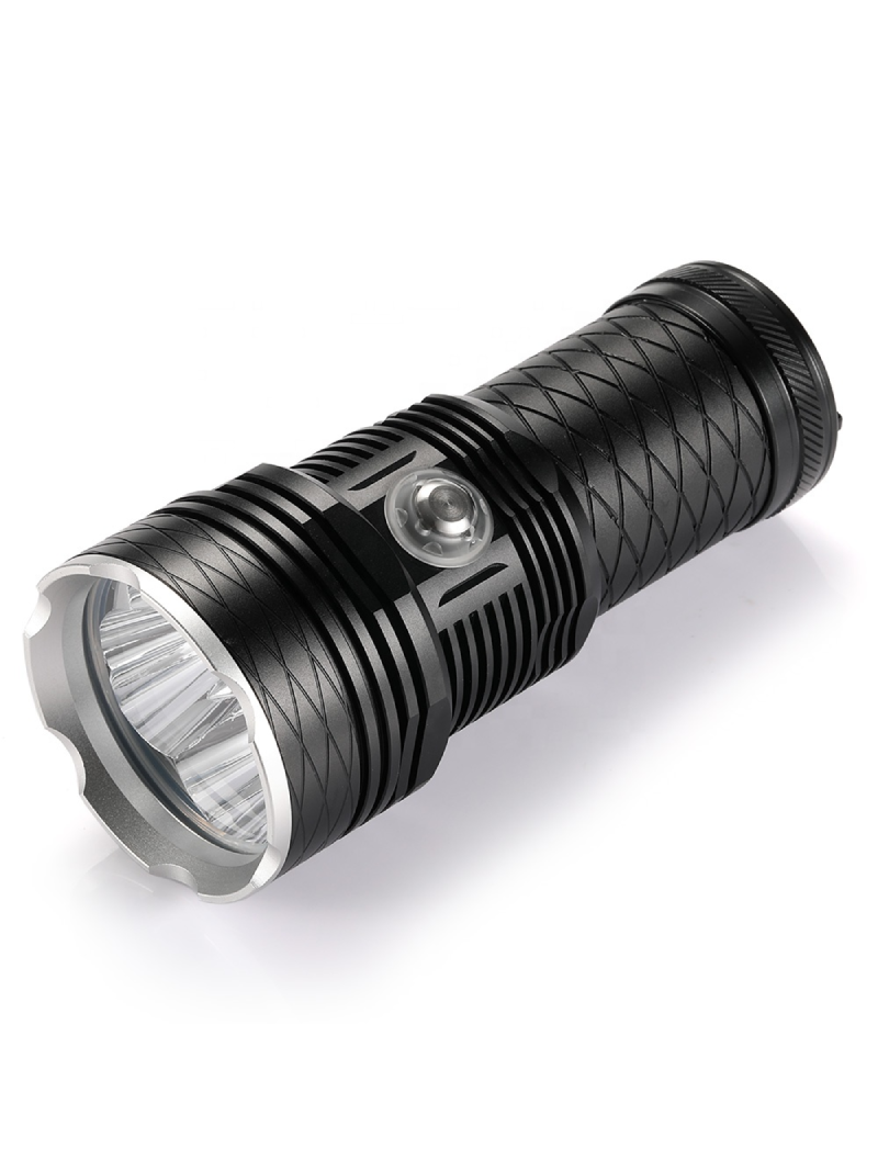 Taktinis 4-ių LED Rankinis Žibintas Dive Light XHP70, Atsparus Vandeniui iki 200m Taktinis 4-ių LED Rankinis Žibintas Dive Light XHP70, Atsparus Vandeniui iki 200m