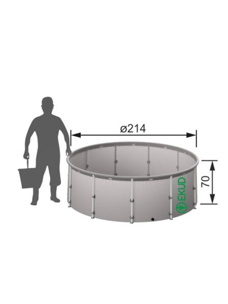 Talpos lietaus vandeniui EKUD 2500 l Talpos lietaus vandeniui EKUD 2500 l
