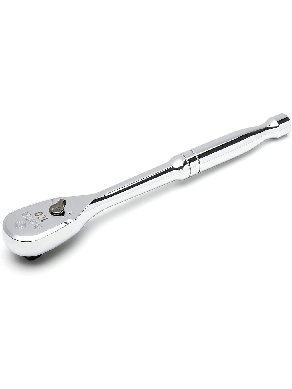 ⬡ Terkšlė su greituoju atleidimu 3/8" (ovali galva, metalinė rankena), 60 dantukų 120P (ST12974, SATA)