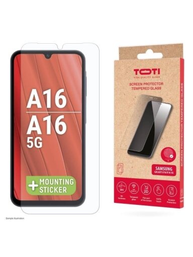 Telefono apsauginis stiklas Toti Galaxy A16/16 5G, 9H, 6.7