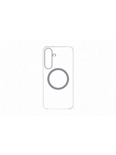 Telefono dėklas Samsung Magnet, Galaxy S25 Plus, skaidri