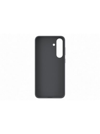 Telefono dėklas Samsung Silicone, Galaxy S25 Plus, juoda