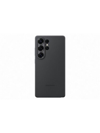 Telefono dėklas Samsung Silicone, Galaxy S25 Ultra, juoda