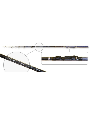 Teleskopinis Spiningas SURF MASTER New Hunter 5001, ilgis 240cm, testas 10-30g