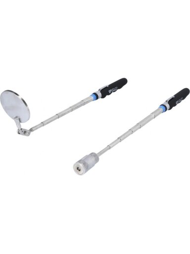 Teleskopinis veidrodis D52mm ir magnetas 2kg, ilgis 620mm, Brilliant Tools