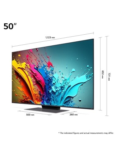 TELEVIZORIUS 50QNED87T3B LG