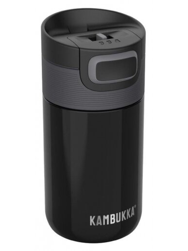 Termopuodelis Kambukka Etna Pitch Black, 0.3 l, juoda 2 Termopuodelis Kambukka Etna Pitch Black, 0.3 l, juoda 2