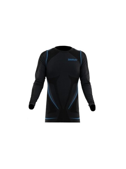 Termo marškinėliai Sara Workwear, juoda sp., L/XL dydis