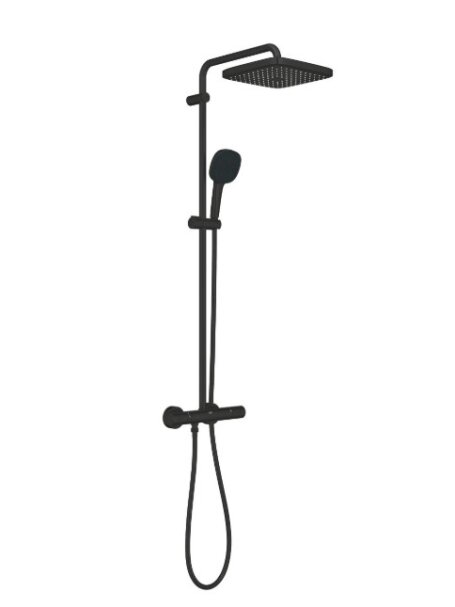 Termostatinė dušo sistema Tempesta  250 cube, black phantom 3