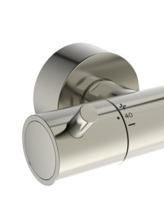 Termostatinė dušo sistema Ideal Standard T125+ su apvalia 300 mm,3 funkcijų pagrindine dušo galva 12 l/min 1 Termostatinė dušo sistema Ideal Standard T125+ su apvalia 300 mm,3 funkcijų pagrindine dušo galva 12 l/min 1