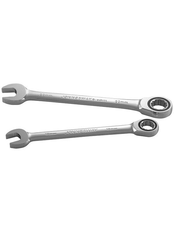 Terkšlinis kombinuotas raktas 72 dantukai, 22 mm (W45122, JONNESWAY) Terkšlinis kombinuotas raktas 72 dantukai, 22 mm (W45122, JONNESWAY)