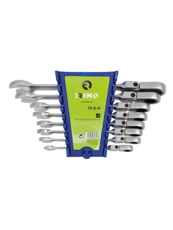 Terkšlinių kombinuotų raktų rinkinys Irimo 8 - 19 mm Terkšlinių kombinuotų raktų rinkinys Irimo 8 - 19 mm