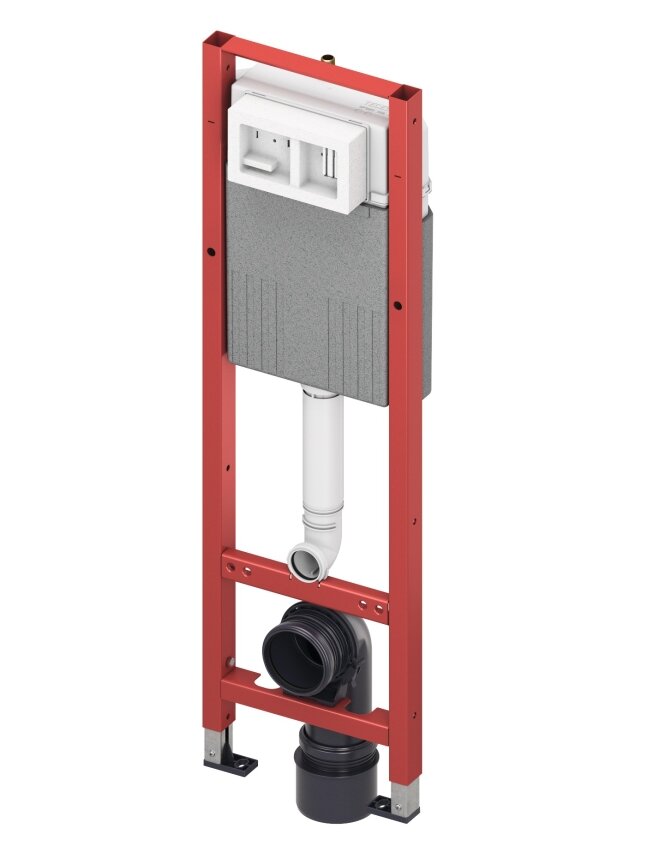 TECEbase WC modulis Base 320, siauras 32 cm., 2in1, su tvirtinimo varžtais