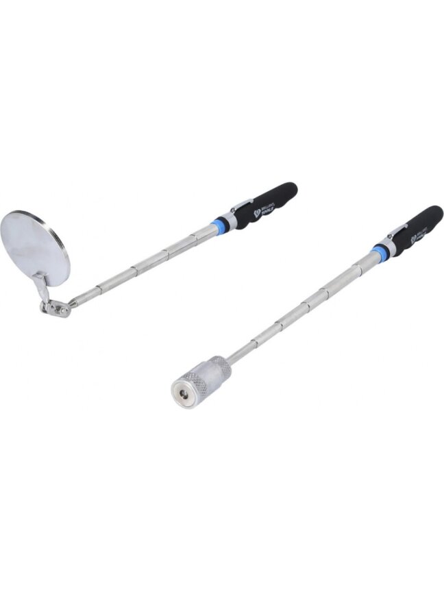 Teleskopinis veidrodis D52mm ir magnetas 2kg, ilgis 620mm, Brilliant Tools 1 Teleskopinis veidrodis D52mm ir magnetas 2kg, ilgis 620mm, Brilliant Tools 1
