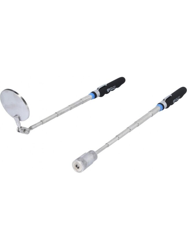 Teleskopinis veidrodis D52mm ir magnetas 2kg, ilgis 620mm, Brilliant Tools