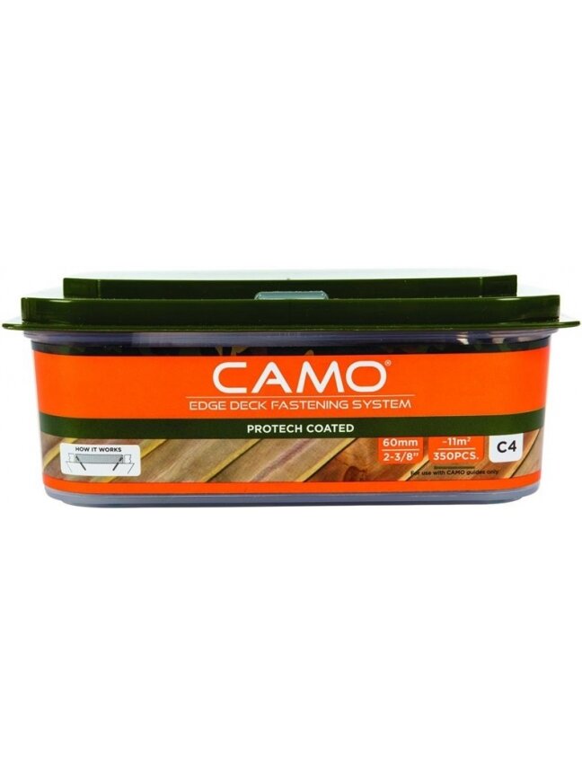 Terasų medsraigčiai CAMO 4.2 x 60 mm C4 350 vnt. 2 Terasų medsraigčiai CAMO 4.2 x 60 mm C4 350 vnt. 2