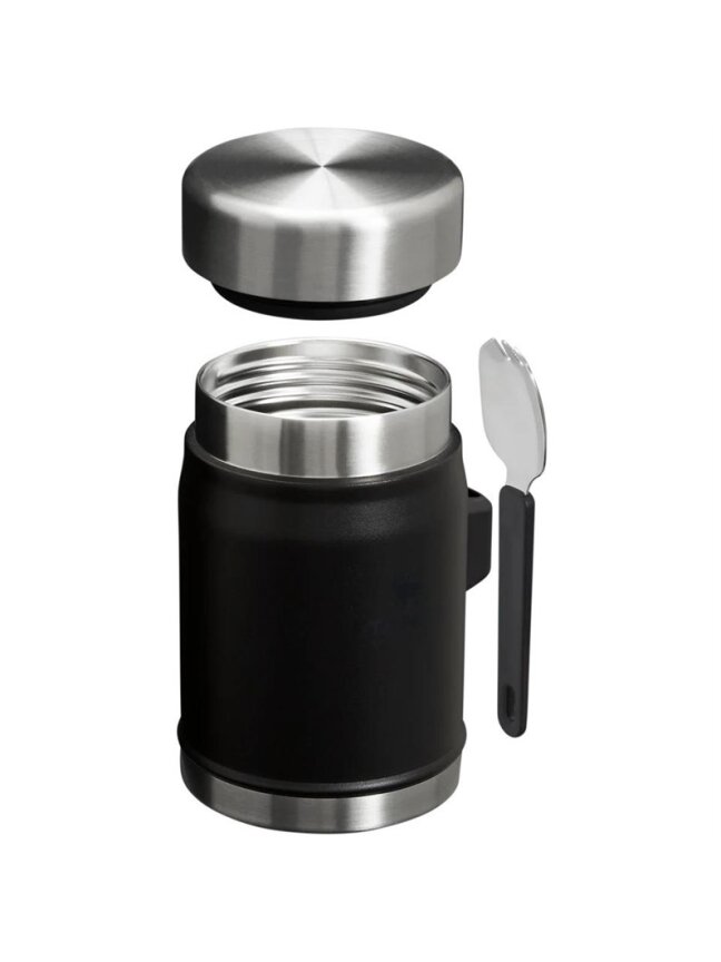 Termosas maistui Stanley The Legendary, 0.4 l, juoda 2 Termosas maistui Stanley The Legendary, 0.4 l, juoda 2