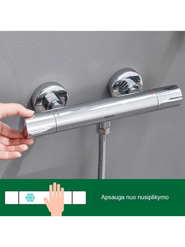 Termostatinis dušo maišytuvas KELLERIA 3921 1W 4