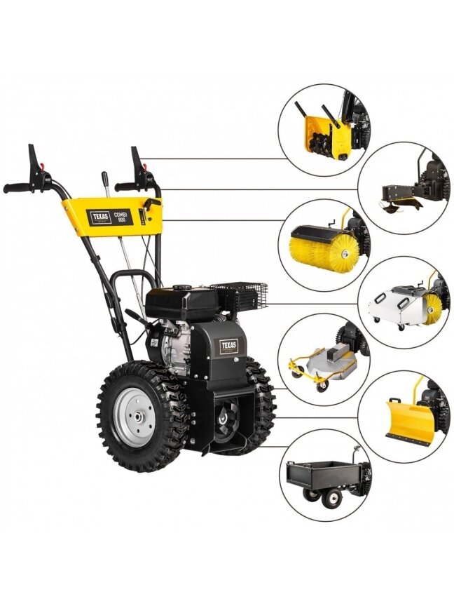 TEXAS Combi 800 motobloko bazė (multi machine) su variklių 5.5AG 4 TEXAS Combi 800 motobloko bazė (multi machine) su variklių 5.5AG 4