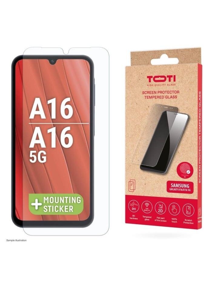 Telefono apsauginis stiklas Toti Galaxy A16/16 5G, 9H, 6.7 1