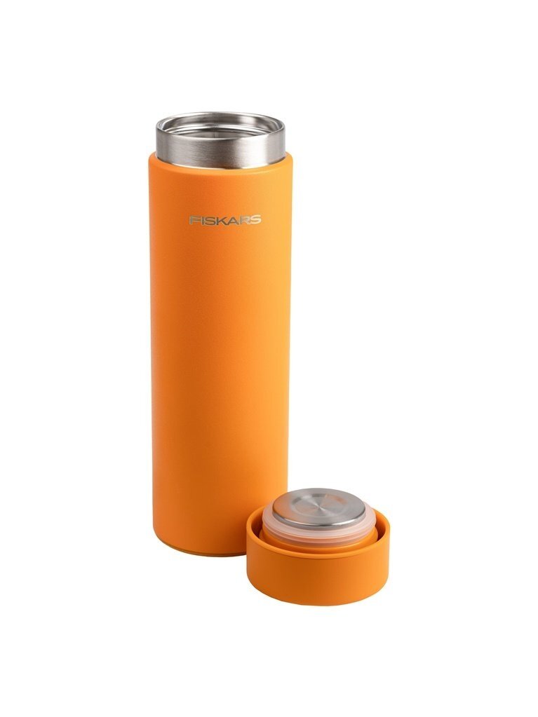 Termogertuvė Fiskars on-the-go, 0.5 l, oranžinė 1 Termogertuvė Fiskars on-the-go, 0.5 l, oranžinė 1