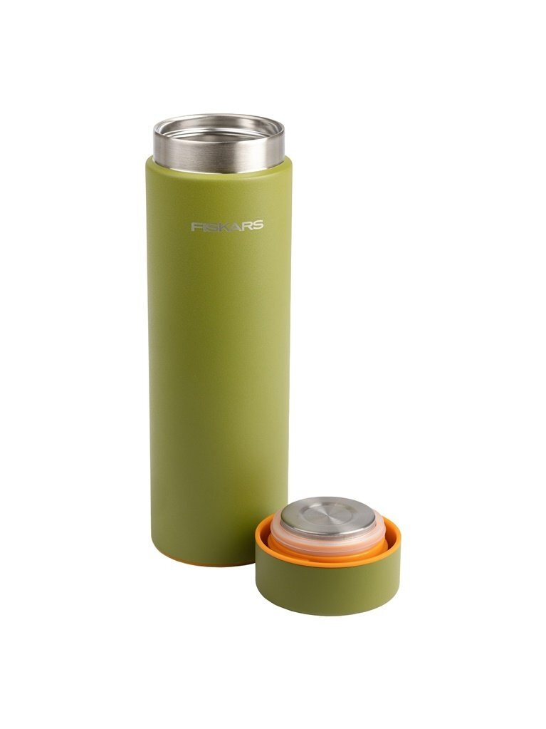 Termogertuvė Fiskars on-the-go, 0.5 l, žalia 1 Termogertuvė Fiskars on-the-go, 0.5 l, žalia 1