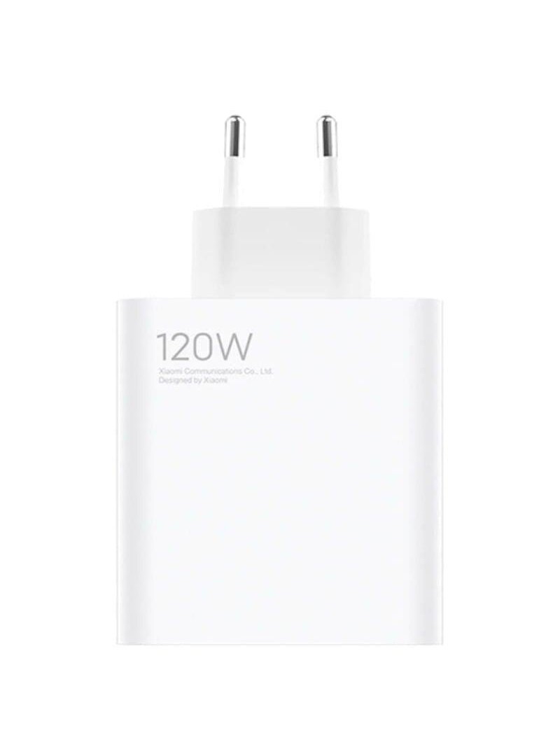 Telefono įkroviklis Xiaomi USB, USB, balta, 120 W Telefono įkroviklis Xiaomi USB, USB, balta, 120 W