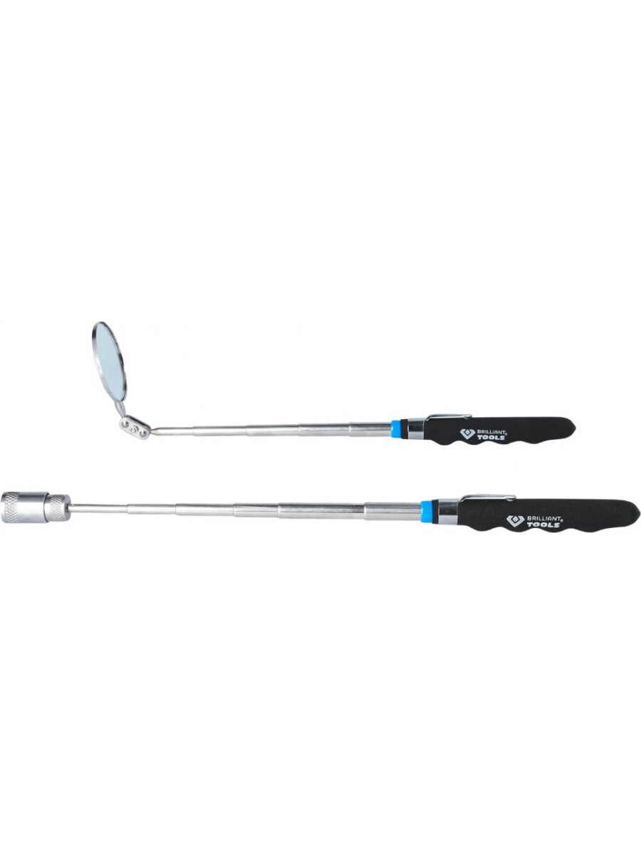 Teleskopinis veidrodis D52mm ir magnetas 2kg, ilgis 620mm, Brilliant Tools 2