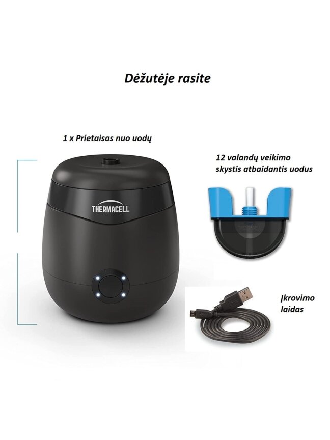 ThermaCell E55X įkraunamas įrenginys nuo uodų 7