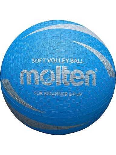 Tinklinio Kamuolys "Molten Softball" Mėlynas S2V1250-C Tinklinio Kamuolys "Molten Softball" Mėlynas S2V1250-C