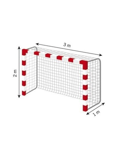 Tinklinio tinklas DOMEKS 3x2m PE 4 Tinklinio tinklas DOMEKS 3x2m PE 4