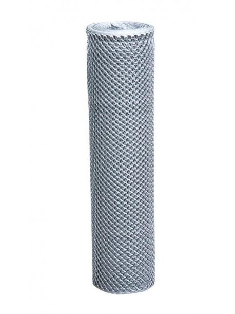 Tinklas tvoroms, plastikinis, sidabro spalvos, 1 x 50 m