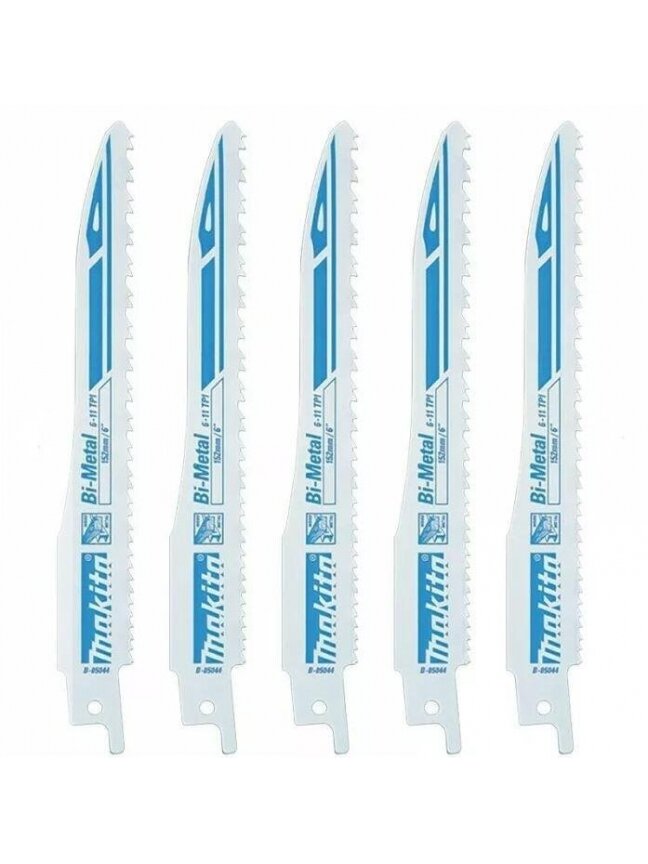 Tiesinio pjūklo pjūkleliai Makita, B-05044, 5 vnt. 1 Tiesinio pjūklo pjūkleliai Makita, B-05044, 5 vnt. 1