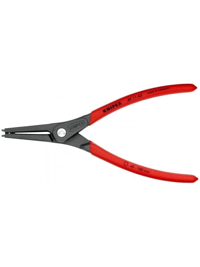 ⬡ Tikslios replės žiedams. Išorinės 225 mm (Ø40-100 mm) KNIPEX (4911A3, KNIPEX) ⬡ Tikslios replės žiedams. Išorinės 225 mm (Ø40-100 mm) KNIPEX (4911A3, KNIPEX)