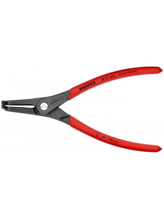 ⬡ Tikslios replės žiedams. Išorinės. Atlenktos 210 mm (Ø40-100 mm) KNIPEX (4921A31, KNIPEX) ⬡ Tikslios replės žiedams. Išorinės. Atlenktos 210 mm (Ø40-100 mm) KNIPEX (4921A31, KNIPEX)