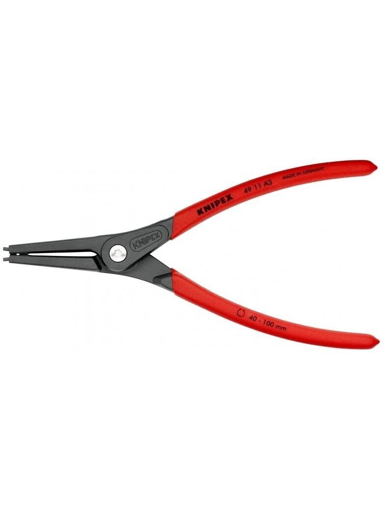 ⬡ Tikslios replės žiedams. Išorinės 225 mm (Ø40-100 mm) KNIPEX (4911A3, KNIPEX) ⬡ Tikslios replės žiedams. Išorinės 225 mm (Ø40-100 mm) KNIPEX (4911A3, KNIPEX)