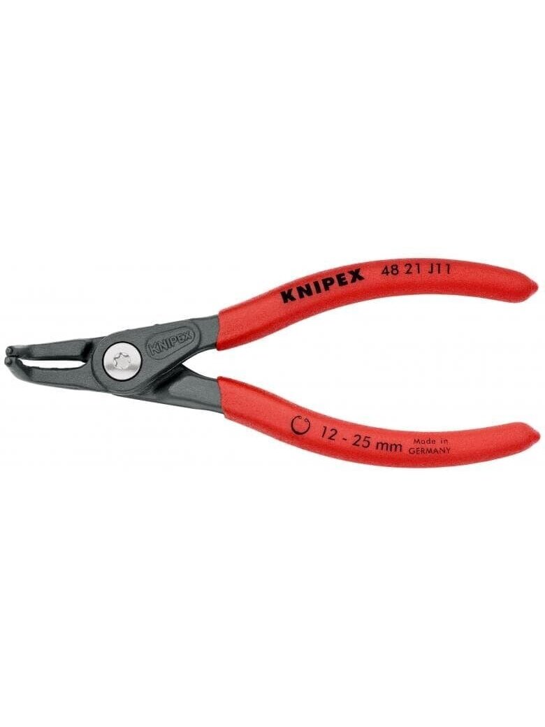 ⬡ Tikslios replės žiedams. Vidinės. Atlenktos 130 mm (Ø12-25 mm) KNIPEX (4821J11, KNIPEX) ⬡ Tikslios replės žiedams. Vidinės. Atlenktos 130 mm (Ø12-25 mm) KNIPEX (4821J11, KNIPEX)